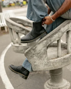 Dr. Martens Originals|New And Featured*2976 Ambassador Leather Chelsea Boots in Black Black — Ambassador