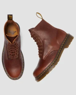Dr. Martens Originals|Boots*1460 Ambassador Leather Lace Up Boots in Cashew Cashew — Ambassador