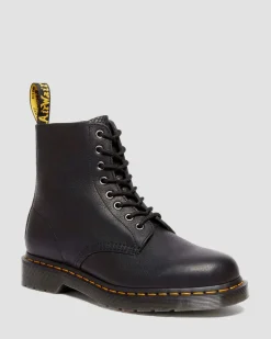 Dr. Martens Originals|Boots*1460 Ambassador Leather Lace Up Boots in Black Black — Ambassador