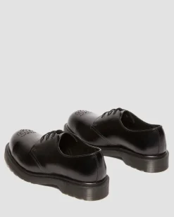 Dr. Martens Last Chance Styles|Last Chance Styles*1461 Analine Leather Steel Toe Shoes in Black Black — Analine