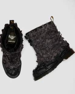 Dr. Martens Collaborations|Collaborations*1460 BABYLON in Black Black — Smooth Leather