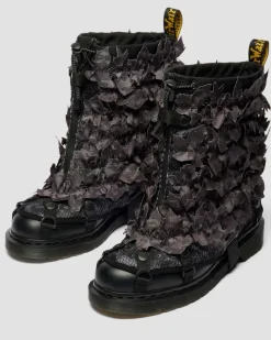 Dr. Martens Collaborations|Collaborations*1460 BABYLON in Black Black — Smooth Leather