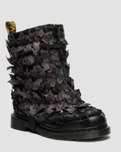 Dr. Martens Collaborations|Collaborations*1460 BABYLON in Black Black — Smooth Leather