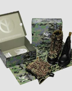 Dr. Martens Collaborations|Collaborations*1460 BABYLON in Camo Camo — Smooth Leather