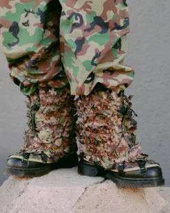 Dr. Martens Collaborations|Collaborations*1460 BABYLON in Camo Camo — Smooth Leather