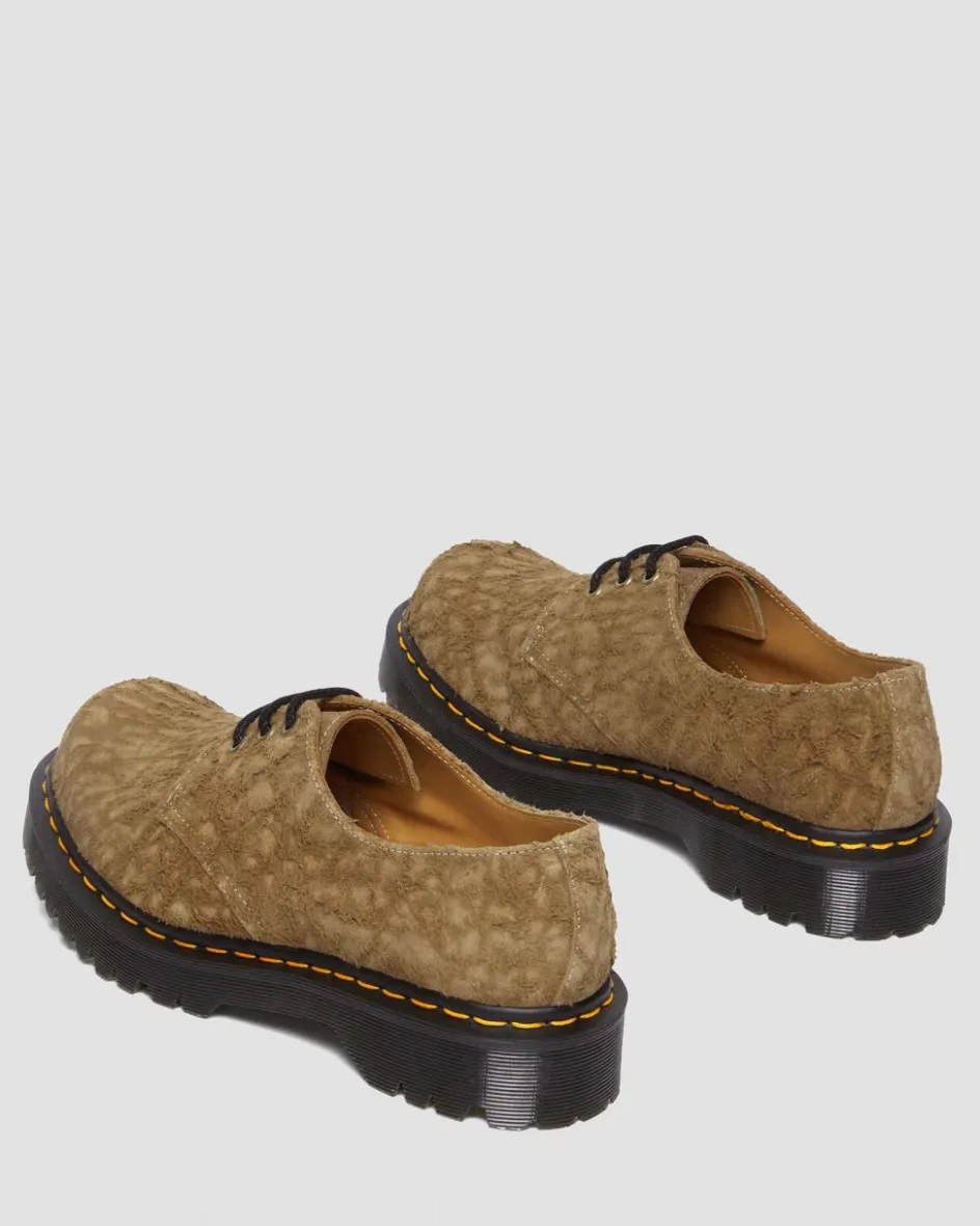 Dr. Martens Last Chance Styles|Last Chance Styles*1461 Bex Made in England Emboss Suede Oxford Shoes in Savannah Tan