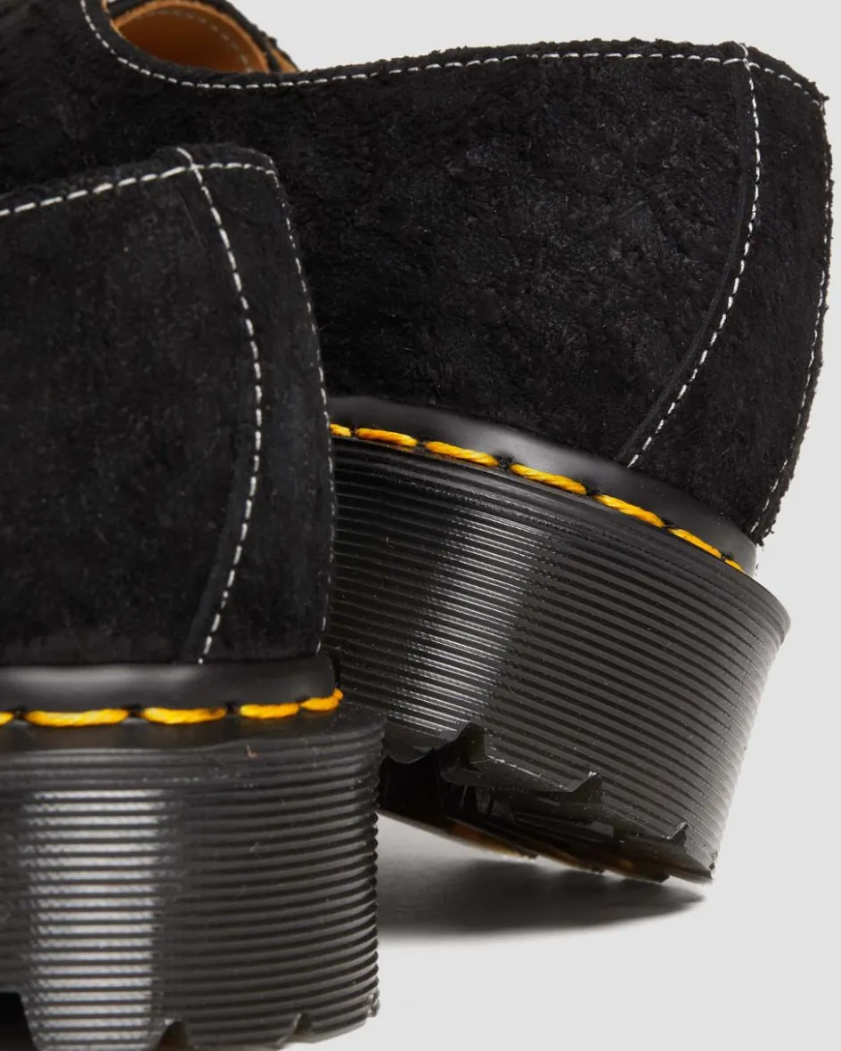 Dr. Martens Last Chance Styles|Last Chance Styles*1461 Bex Made in England Emboss Suede Oxford Shoes in Black