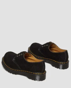 Dr. Martens Last Chance Styles|Last Chance Styles*1461 Bex Made in England Emboss Suede Oxford Shoes in Black