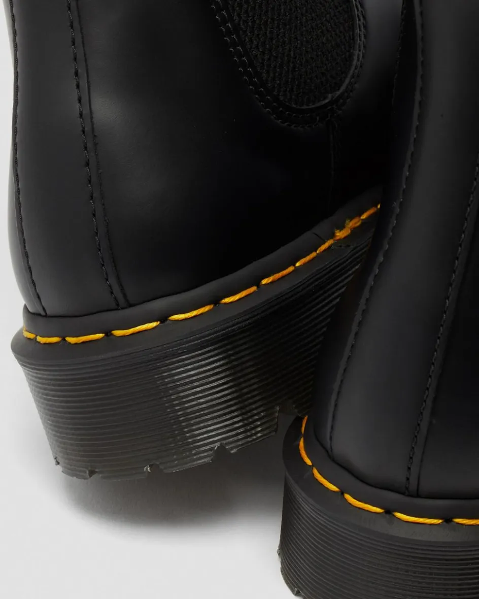 Dr. Martens Originals|New And Featured*2976 Bex Smooth Leather Chelsea Boots in Black Black — Smooth Leather