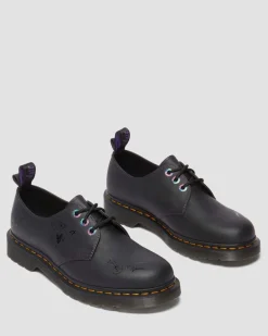 Dr. Martens Collaborations|Collaborations*1461 BT21 Leather Oxford Shoes in Black Black — Nappa Leather