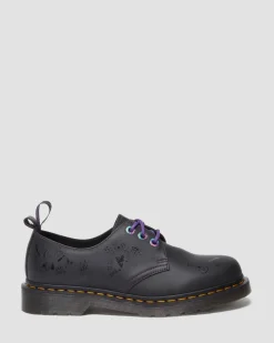 Dr. Martens Collaborations|Collaborations*1461 BT21 Leather Oxford Shoes in Black Black — Nappa Leather