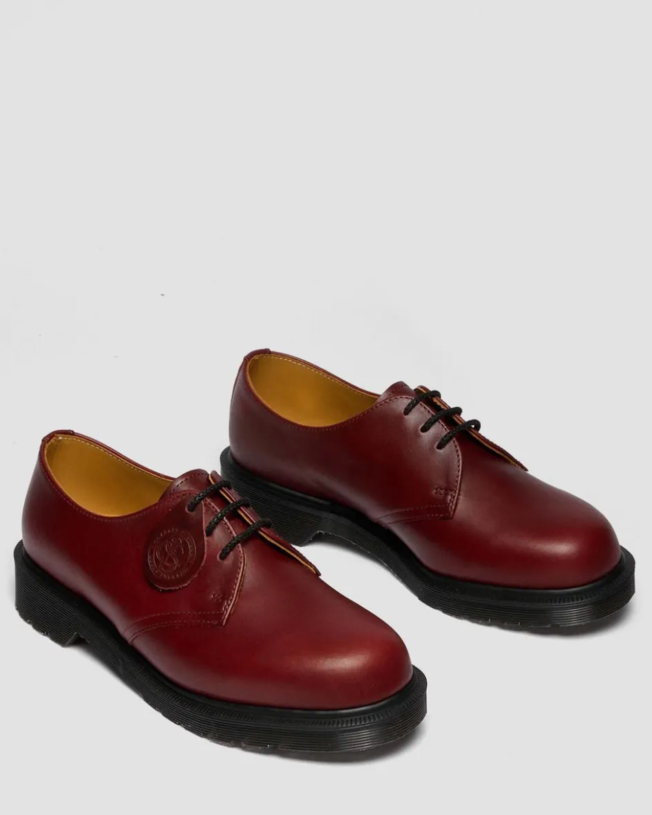 Dr. Martens Shoes|New And Featured*1461 Classic Calf Leather Shoes in Burgundy Burgundy — Classic Calf