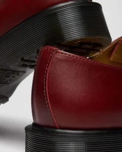 Dr. Martens Shoes|New And Featured*1461 Classic Calf Leather Shoes in Burgundy Burgundy — Classic Calf