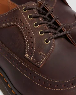 Dr. Martens Shoes|Shoes*3989 Crazy Horse leather brogue shoes in Dark Brown Dark Brown — Crazy Horse