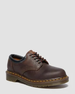 Dr. Martens Originals|Shoes*8053 Crazy Horse Leather Casual Shoes in Dark Brown Dark Brown — Crazy Horse