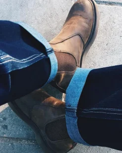 Dr. Martens Originals|Last Chance Styles*2976 Crazy Horse Leather Chelsea Boots in Brown Brown — Crazy Horse