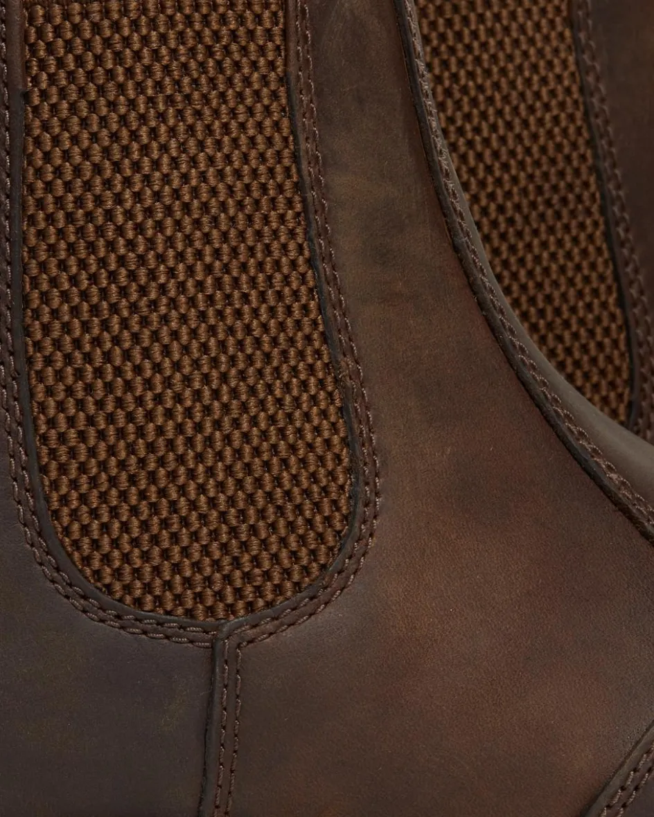 Dr. Martens Originals|Last Chance Styles*2976 Crazy Horse Leather Chelsea Boots in Brown Brown — Crazy Horse