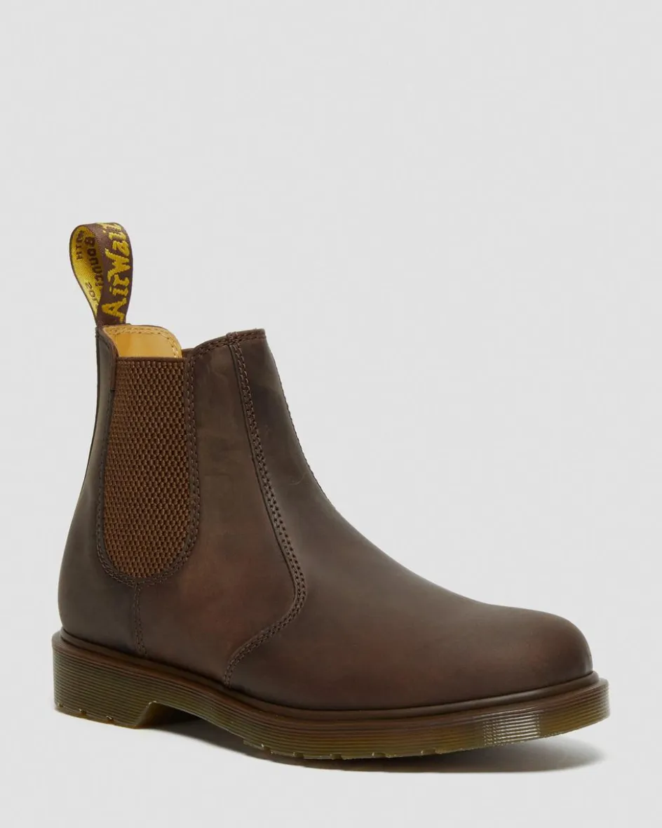 Dr. Martens Originals|Last Chance Styles*2976 Crazy Horse Leather Chelsea Boots in Brown Brown — Crazy Horse
