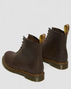 Dr. Martens Originals|New And Featured*1460 Crazy Horse Leather Lace Up Boots in Brown Brown — Crazy Horse