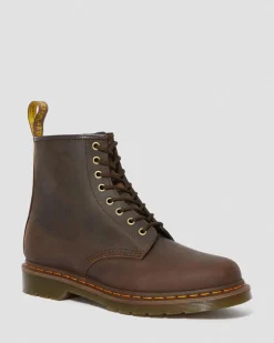Dr. Martens Originals|New And Featured*1460 Crazy Horse Leather Lace Up Boots in Brown Brown — Crazy Horse
