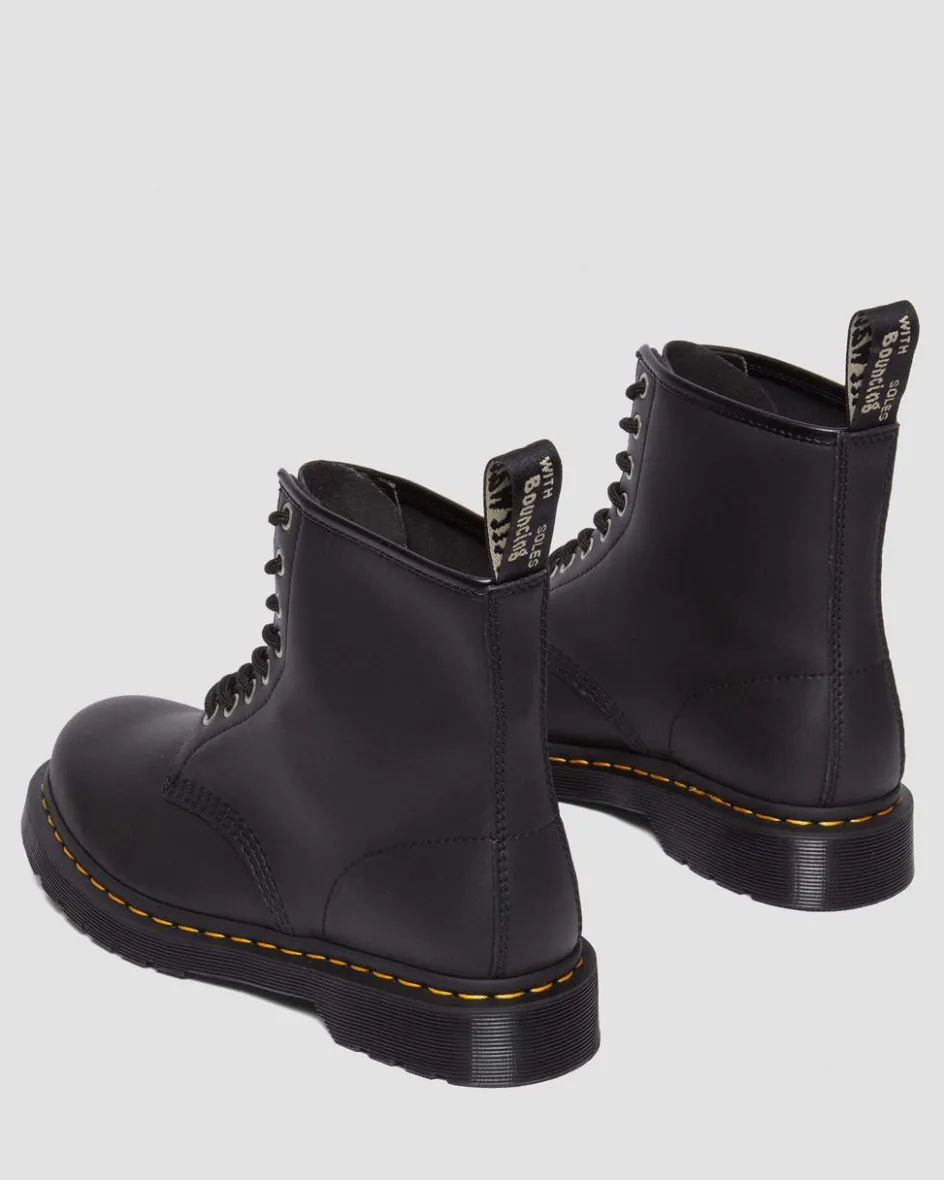 Dr. Martens Last Chance Styles|Last Chance Styles*1460 Genix Nappa Reclaimed Leather Lace Up Boots in Black Black — Genix Nappa