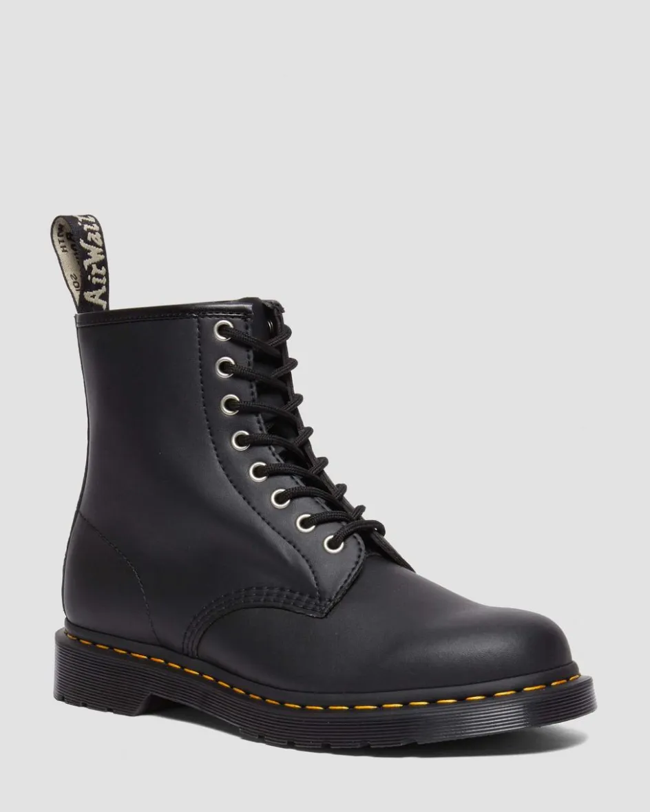 Dr. Martens Last Chance Styles|Last Chance Styles*1460 Genix Nappa Reclaimed Leather Lace Up Boots in Black Black — Genix Nappa