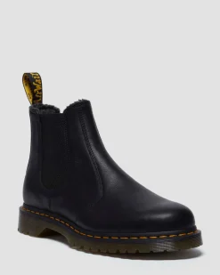 Dr. Martens Winter Boots|Last Chance Styles*2976 Grizzly Fleece Lined Chelsea Boots in Black Black — Grizzly