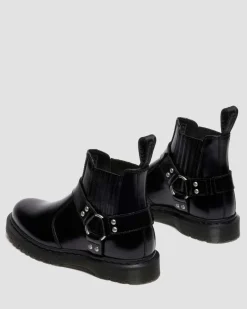 Dr. Martens Last Chance Styles|Last Chance Styles*2976 Harness Analine Leather Chelsea Boots in Black Black — Analine