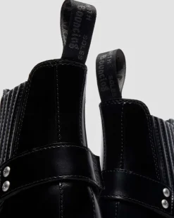 Dr. Martens Last Chance Styles|Last Chance Styles*2976 Harness Analine Leather Chelsea Boots in Black Black — Analine