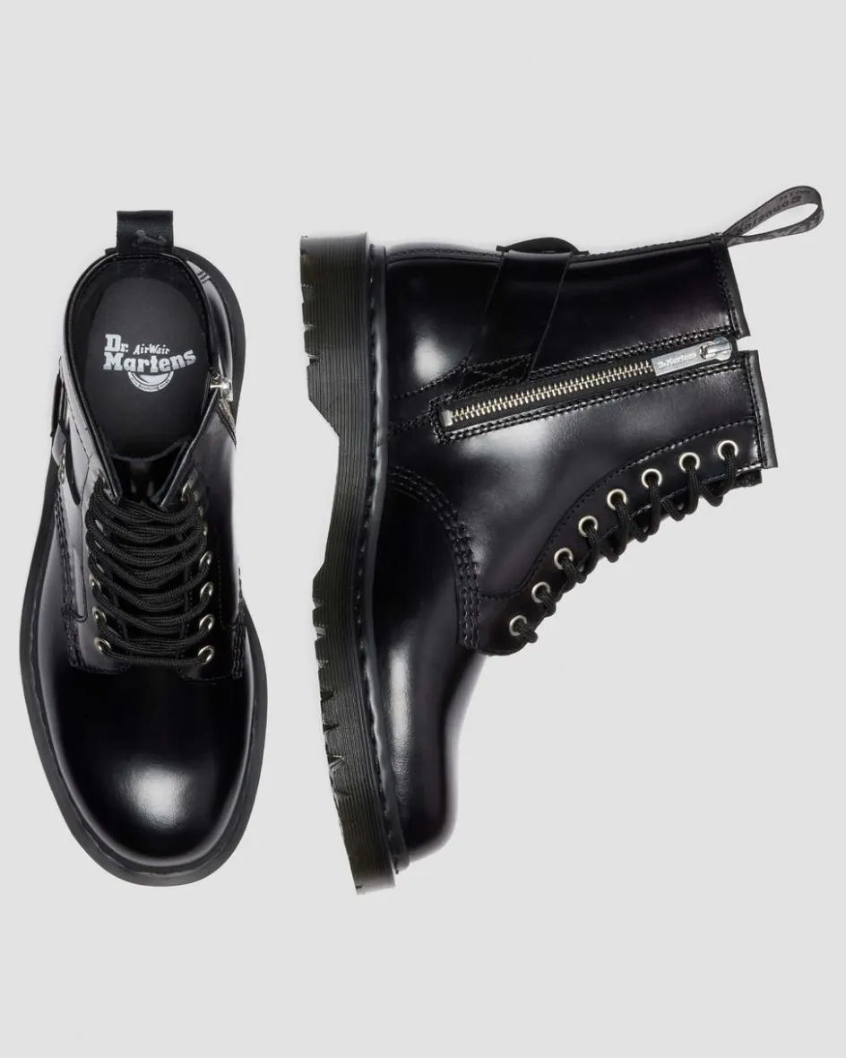 Dr. Martens Last Chance Styles|Last Chance Styles*1460 Harness in Black Black — Analine