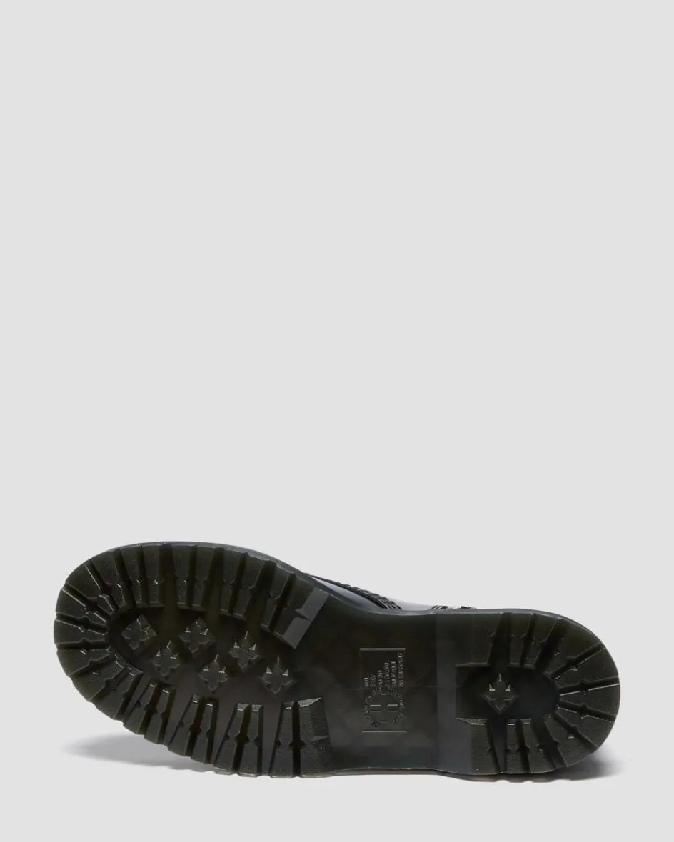 Dr. Martens Last Chance Styles|Last Chance Styles*1460 Harness in Black Black — Analine