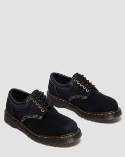 Dr. Martens Last Chance Styles|Last Chance Styles*8053 in Black BLACK — Long Napped Suede