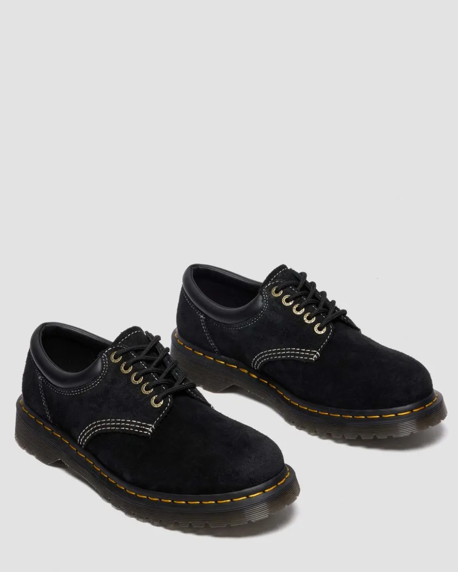 Dr. Martens Last Chance Styles|Last Chance Styles*8053 in Black BLACK — Long Napped Suede
