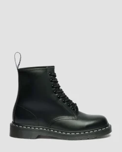 Dr. Martens Boots|Ankle Boots*1460 in Black Black — Smooth Leather