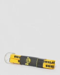 Dr. Martens Accessories|Laces*55 Inch Flat Shoe Laces (8-10 Eye) in Yellow Yellow+Black — Tetoron