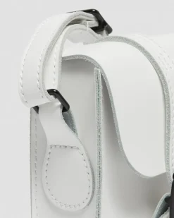Dr. Martens Last Chance Styles|Last Chance Styles*7 Inch Leather Crossbody Bag in White White — Smooth Leather