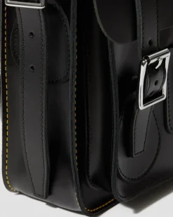 Dr. Martens Accessories|Accessories*11 inch Leather Messenger Bag in Black Black — Kiev & Smooth