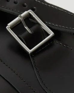 Dr. Martens Accessories|Accessories*11 inch Leather Messenger Bag in Black Black — Kiev & Smooth