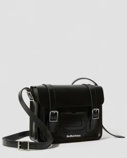 Dr. Martens Accessories|Accessories*11 inch Leather Messenger Bag in Black Black — Kiev & Smooth
