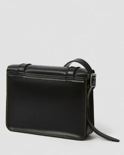 Dr. Martens Accessories|Accessories*11 inch Leather Messenger Bag in Black Black — Kiev & Smooth