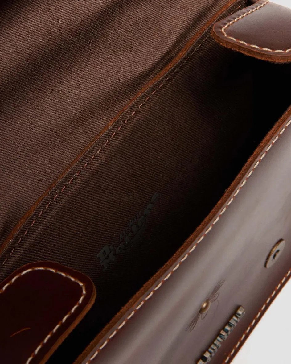 Dr. Martens New And Featured|Accessories*7 Inch Mayhem Leather Satchel in Amber Tan AMBER TAN — Mayhem Rb