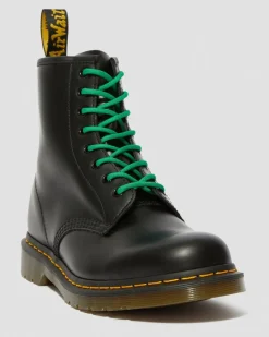 Dr. Martens Last Chance Styles|Last Chance Styles*55 Inch Round Shoe Laces (8-10 Eye) in Green Green — Polyester