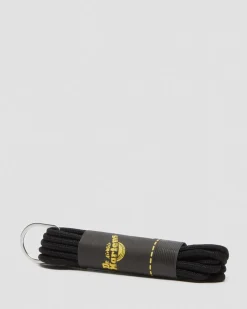 Dr. Martens Accessories|Laces*55 Inch Round Shoe Laces (8-10 Eye) in Black Black — Polyester