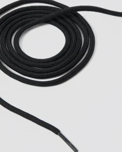 Dr. Martens Accessories|Laces*55 Inch Round Shoe Laces (8-10 Eye) in Black Black — Polyester