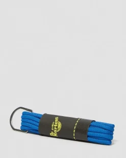 Dr. Martens Accessories|Laces*55 Inch Round Shoe Laces (8-10 Eye) in Blue Blue — Polyester