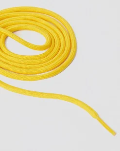 Dr. Martens Accessories|Laces*55 Inch Round Shoe Laces (8-10 Eye) in Yellow Yellow — Polyester