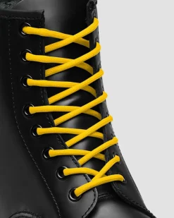 Dr. Martens Accessories|Laces*55 Inch Round Shoe Laces (8-10 Eye) in Yellow Yellow — Polyester