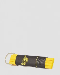 Dr. Martens Accessories|Laces*26 Inch Round Shoe Laces (3-Eye) in Yellow Yellow — Cotton