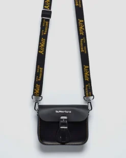 Dr. Martens Last Chance Styles|Last Chance Styles*5 Inch Satchel Bag in Black Black — Kiev & Smooth