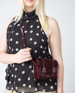 Dr. Martens Accessories|Accessories*7 Inch Vegan Crossbody Bag in Cherry Red Cherry Red — Oxford Rub Off